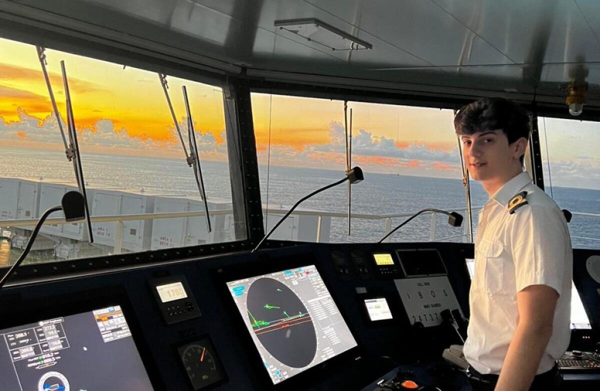 Gli studi in città e il mare, continua il sogno del giovane Antonino Cacici - Antonino Cacici