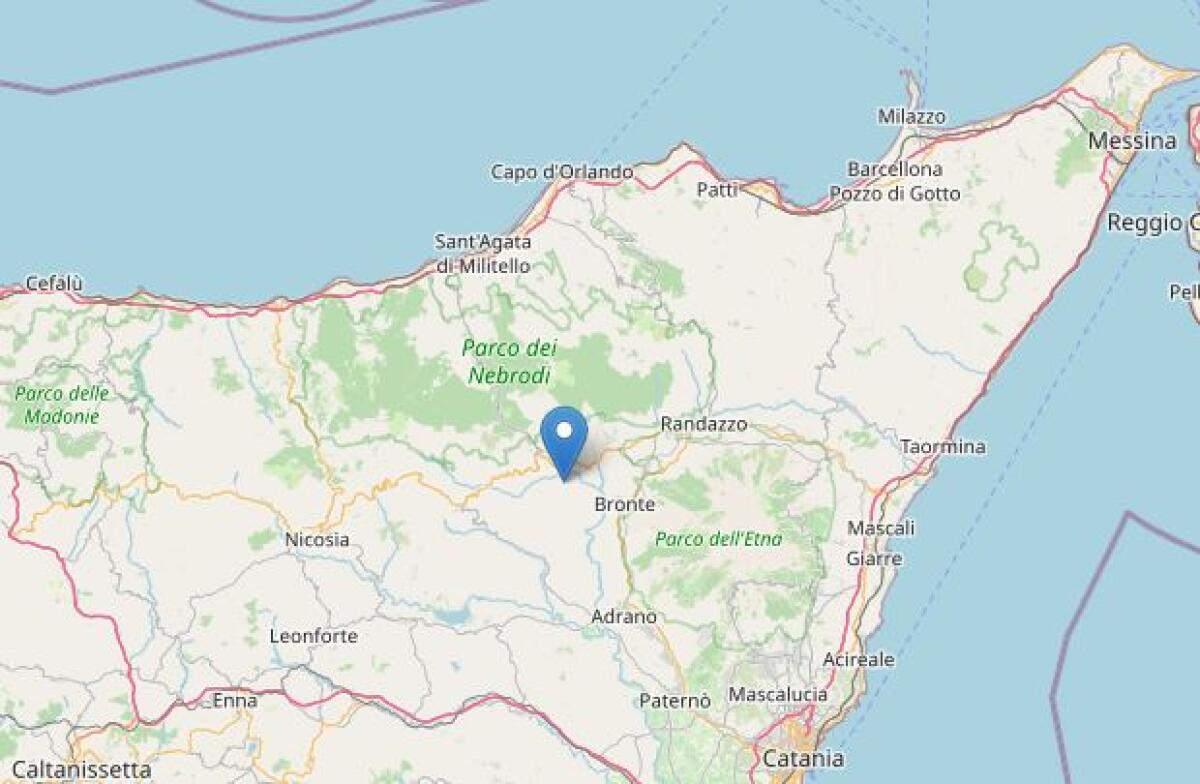 Scossa di magnitudo 4 nel Messinese, non ci sono feriti nè danni - 