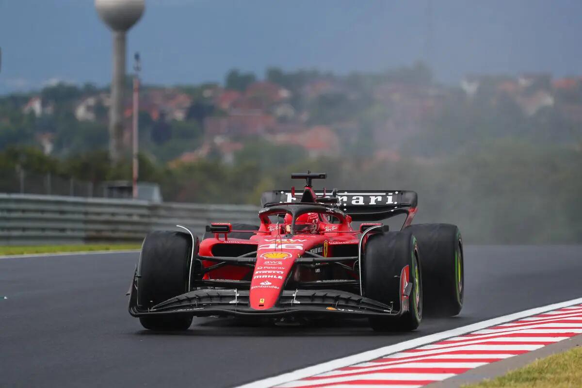 Leclerc il più veloce nelle libere in Ungheria, Red Bull indietro - 