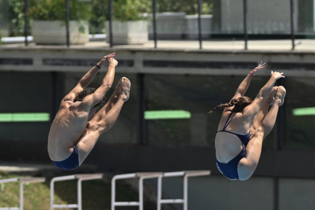 Ai Mondiali Pellacani e Santoro di bronzo nel sincro misto - 