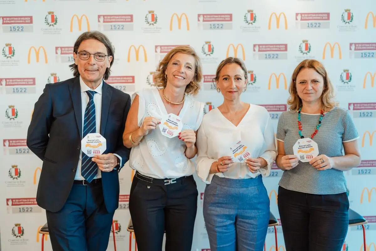 McDonald’s e Comune di Bari insieme contro la violenza sulle donne - 