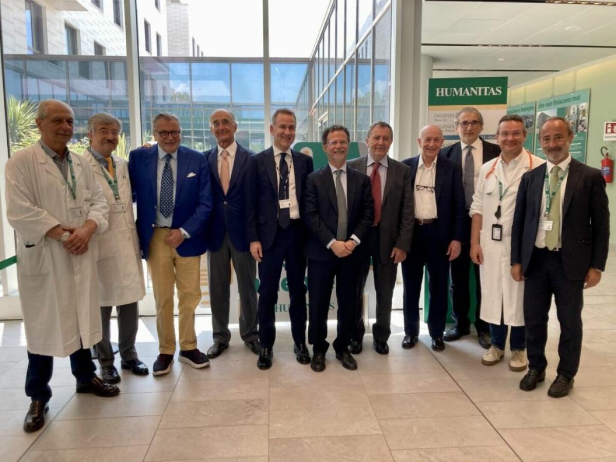 Il rettore Priolo in visita a Humanitas Istituto Clinico Catanese - 