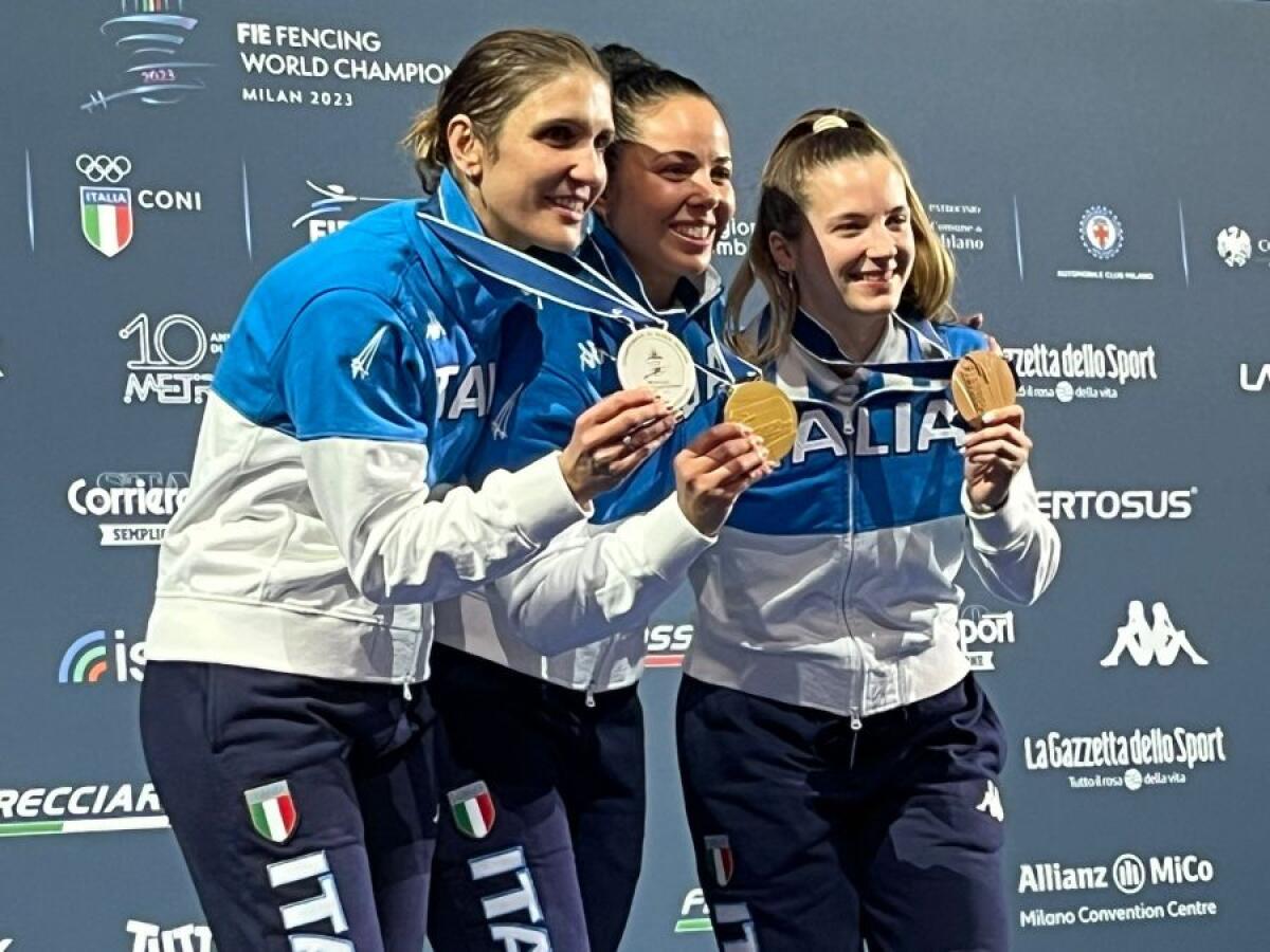 Quattro medaglie mondiali per l’Italscherma, oro Volpi - 