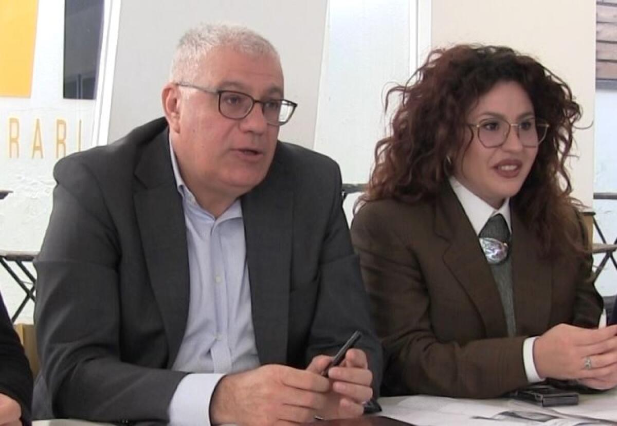 "Coalizione centrodestra unica alternativa a Greco", Pizzardi: "Stop dal partito? Lo escludo" - Pizzardi e l'altro coordinatore Iv Nadia Di Francesco