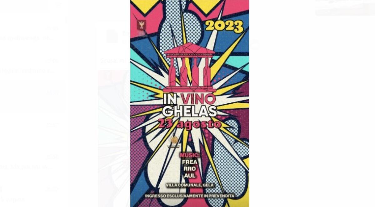 "In vino Ghelas", domani sera nuovo appuntamento all'interno della villa comunale - 