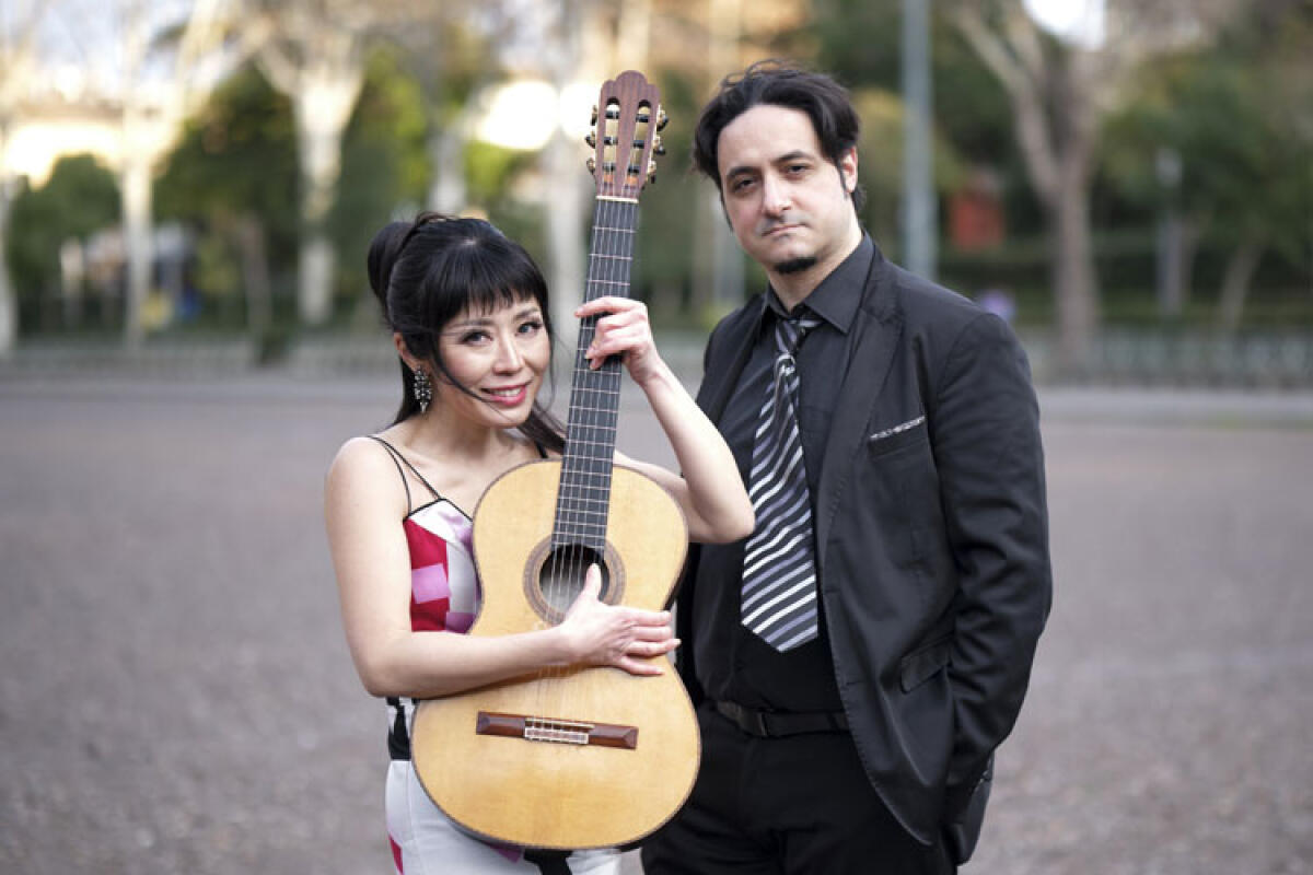 Recital con soprano e chitarra, in scena Sachika Ito e Davide Sciacca - Nella foto: Sachika Ito (Soprano) e Davide Sciacca.