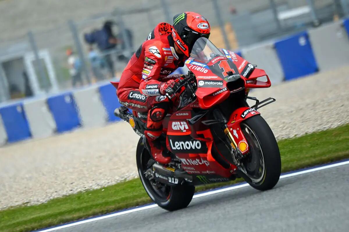 Bagnaia imprendibile, vince la Sprint Race in Austria - 