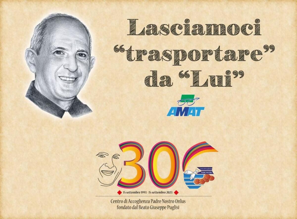 Sui tram di Palermo il volto sorridente del beato Giuseppe Puglisi - 