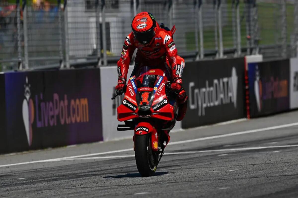MotoGp, Bagnaia vince in Austria e allunga in classifica - 