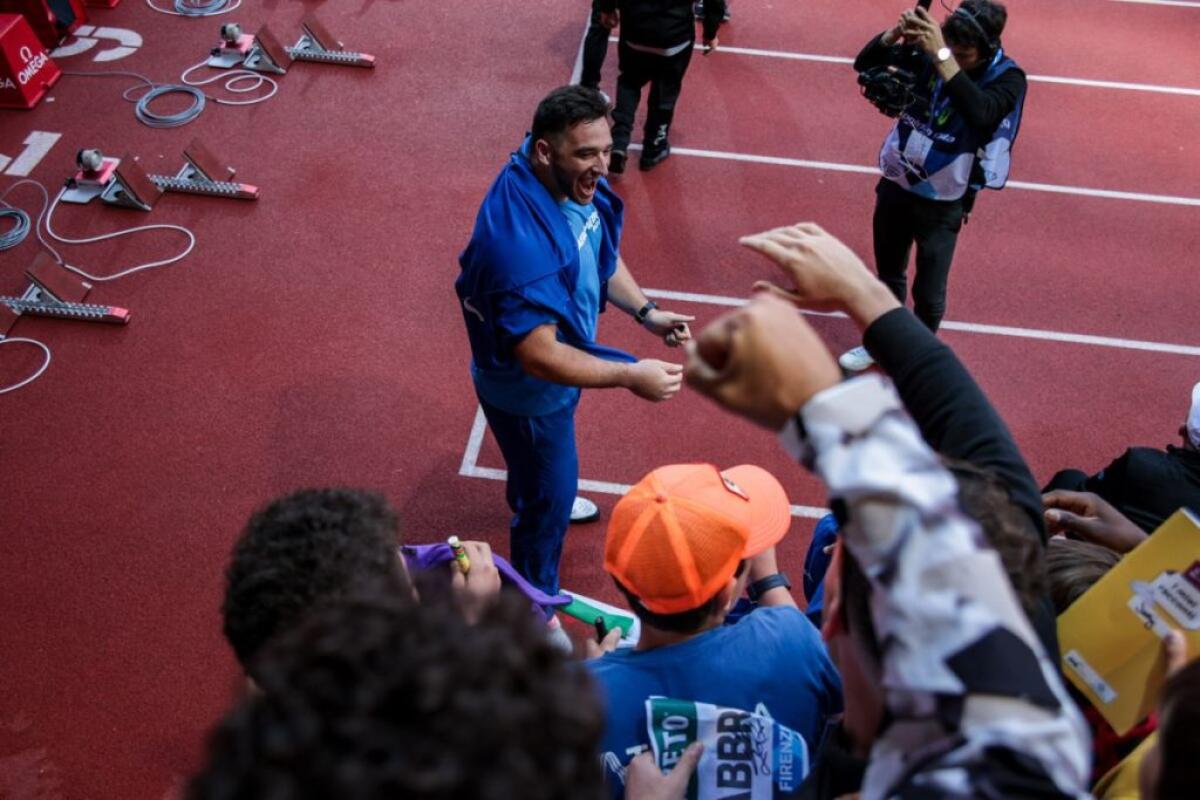 Fabbri d’argento nel peso ai Mondiali di atletica - 