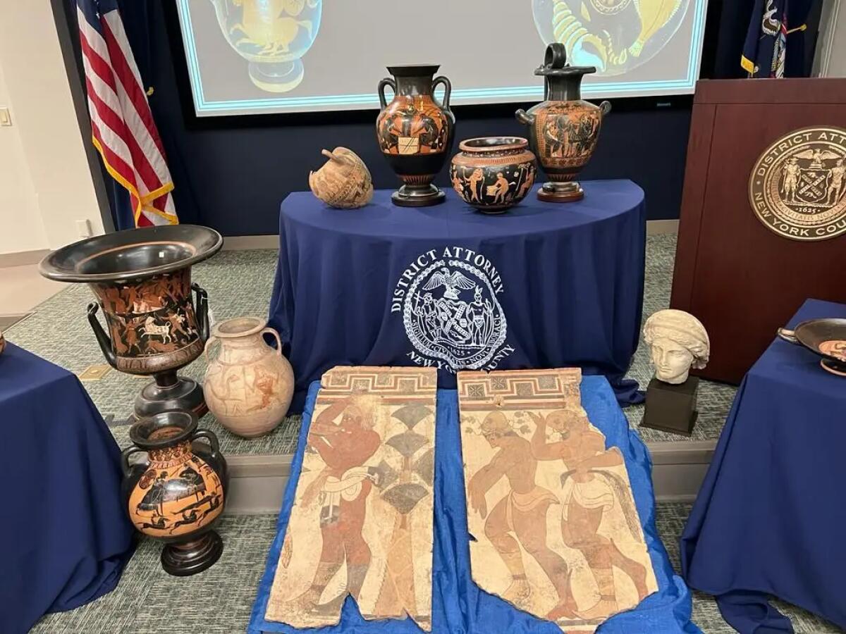 Tornano in Italia dagli Usa 266 reperti archeologici - 