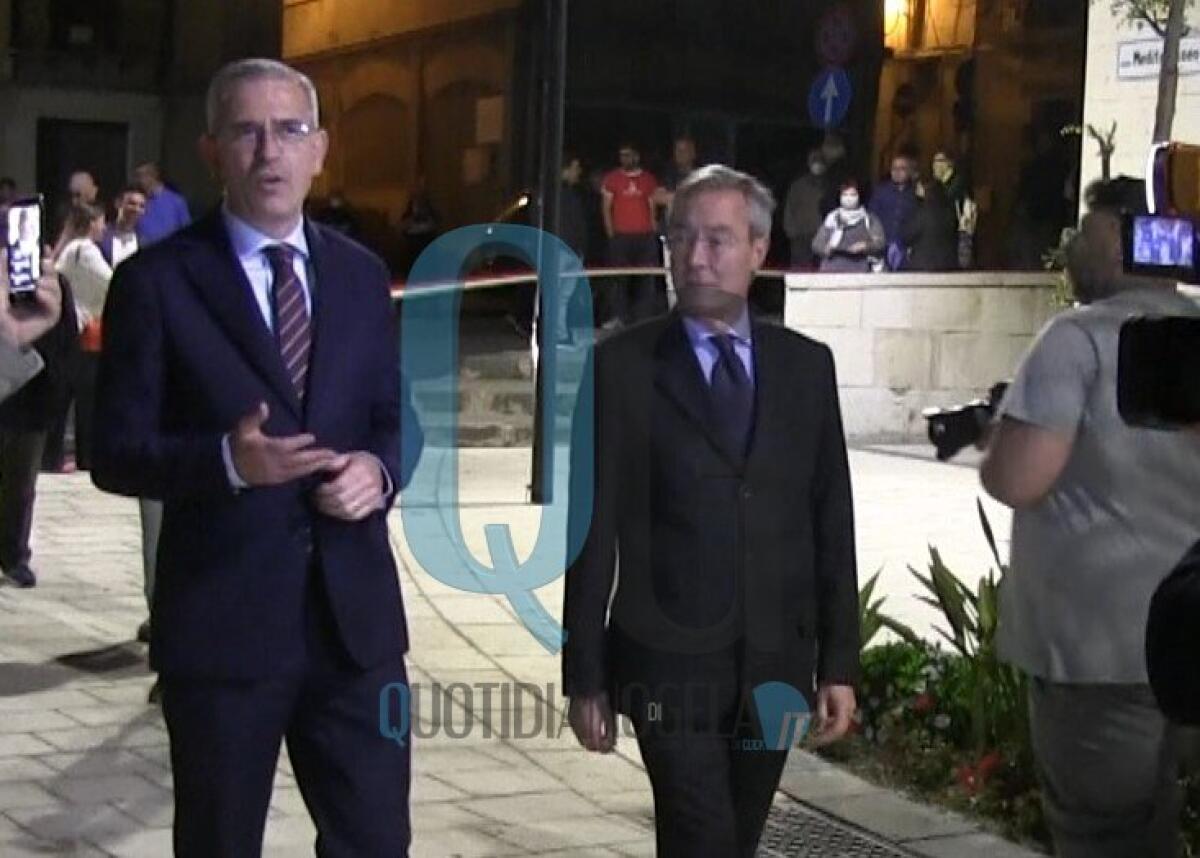 Royalties "Argo-Cassiopea" per il Comune, norma in finanziaria: verifica tra Greco e Falcone - L'assessore regionale Falcone e il sindaco Greco