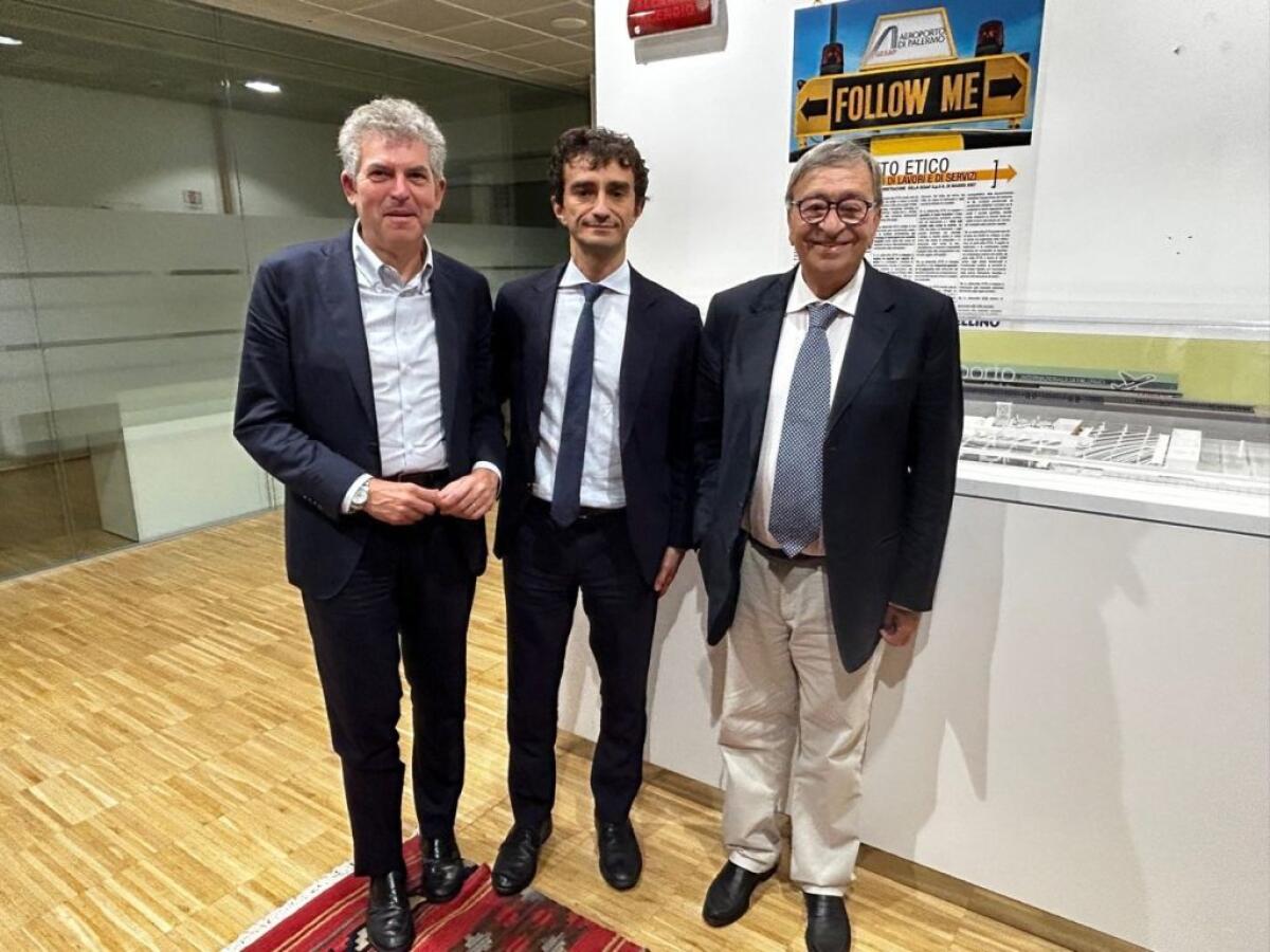 Visita del viceministro Bignami all’aeroporto di Palermo - 