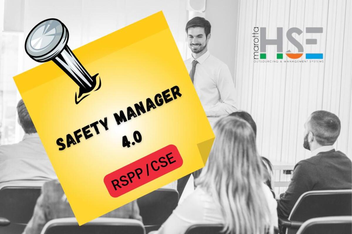 Aperte le iscrizioni per la 4^ edizione del corso sulla formazione di “Safety manager” - 