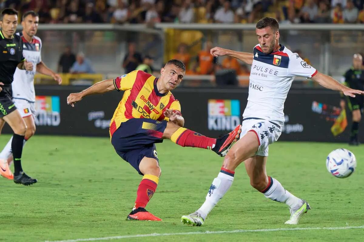Il Lecce continua a sognare, Oudin stende il Genoa - 