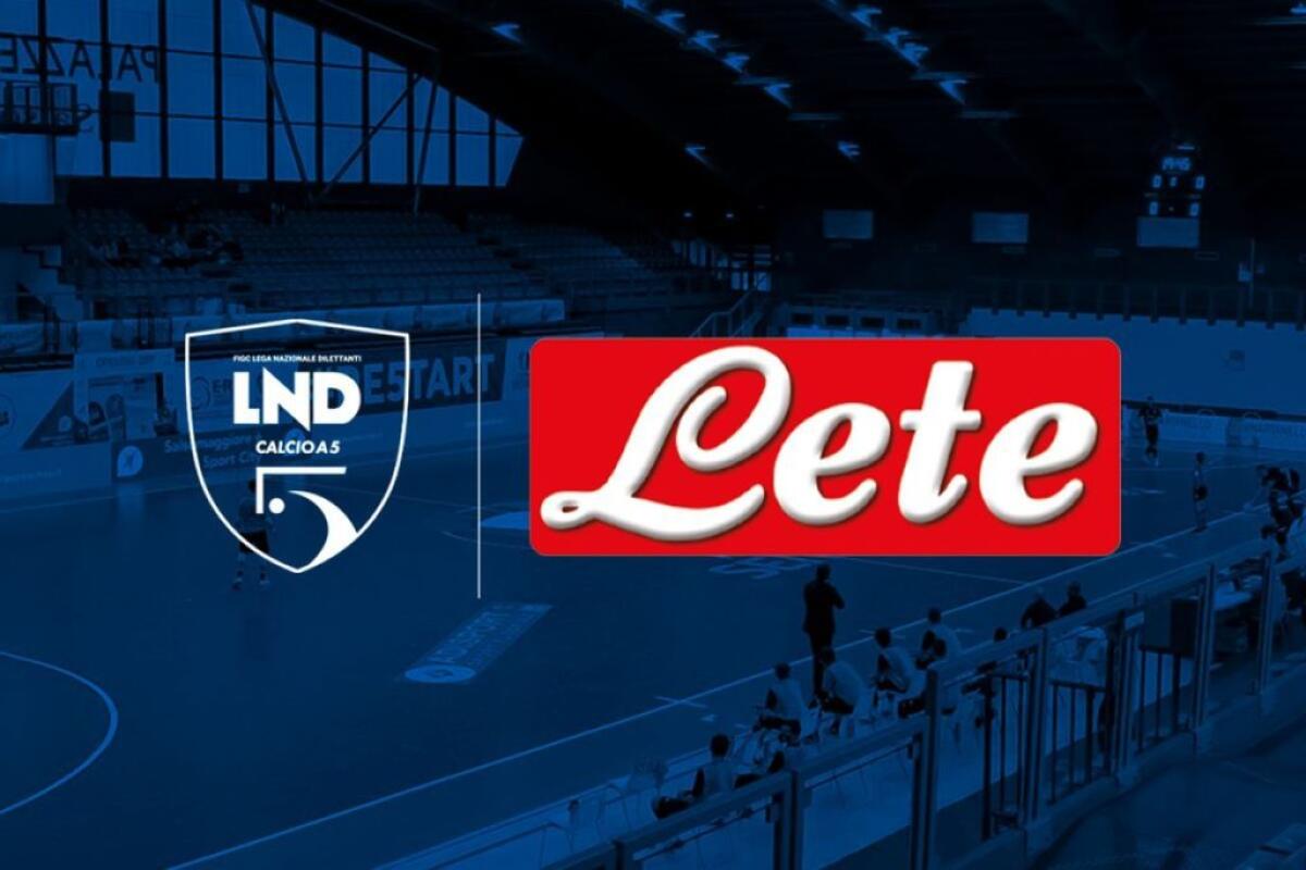 Calcio a 5, Acqua Lete partner ufficiale stagione 2023-2024 - 