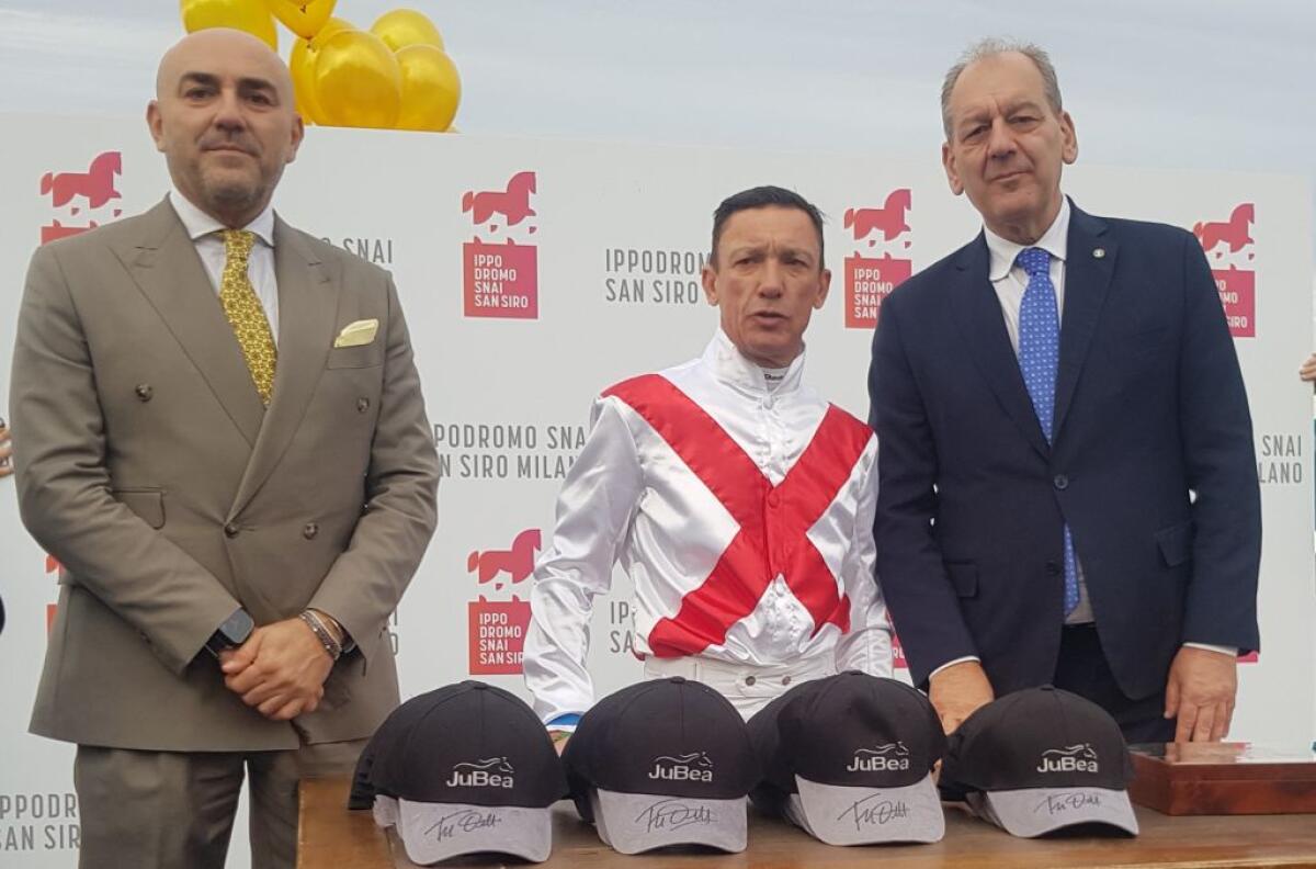 All’Ippodromo Snai San Siro celebrata la carriera di Frankie Dettori -