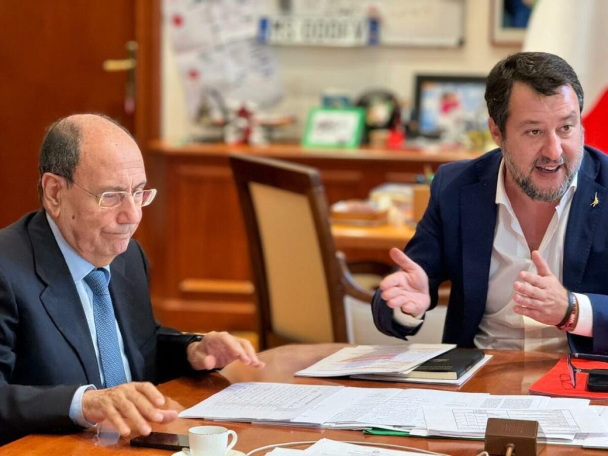 Salvini a Schifani “Pieno apprezzamento per il governo siciliano” - 
