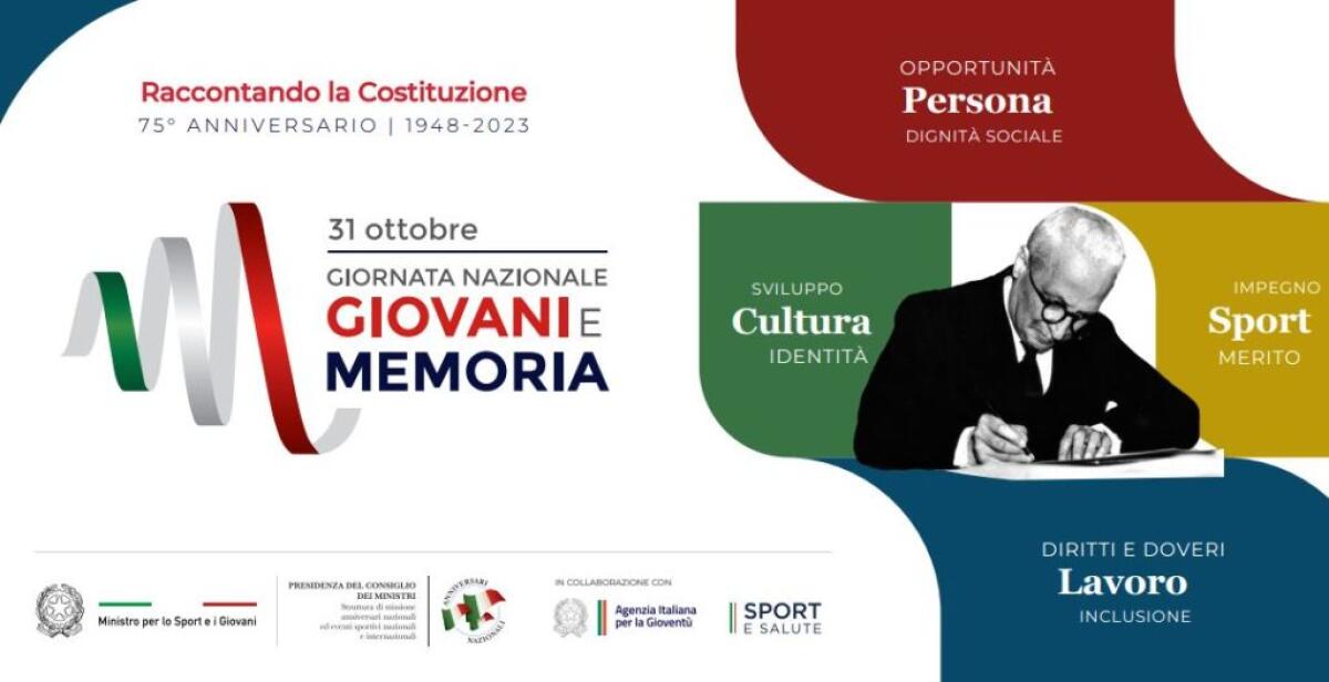 Il 31 ottobre a Roma la Giornata nazionale “Giovani e Memoria” - 