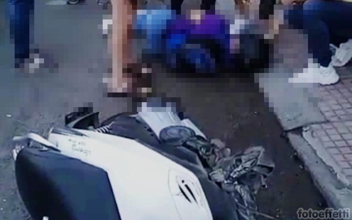 Violento schianto stradale, scooteristi feriti: impatto in via Portuense -