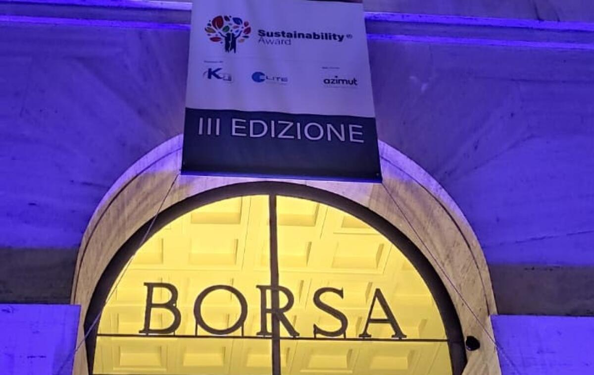 Premio per la sostenibilità nella sede di piazza Affari ad azienda gelese -