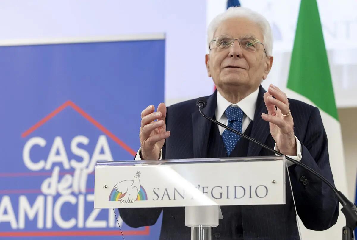 Mattarella alla Casa dell’Amicizia “Solidarietà vero animo dell’Italia” -