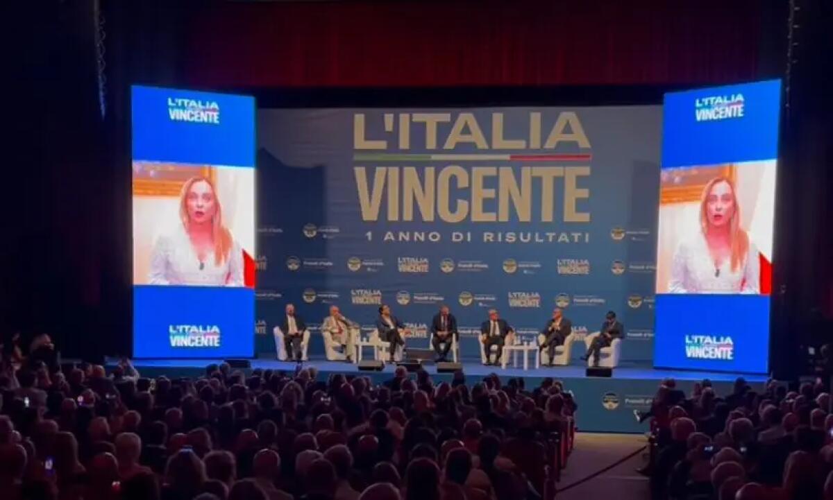 Meloni non va a kermesse Fdi”Sono un essere umano.Fiera di quanto fatto” - 