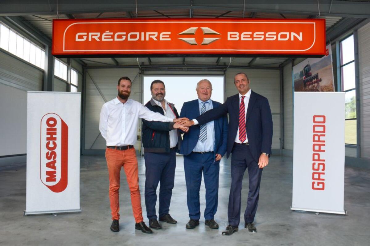 Lavorazione del terreno, partnership Maschio Gaspardo-Gregoire Besson - 