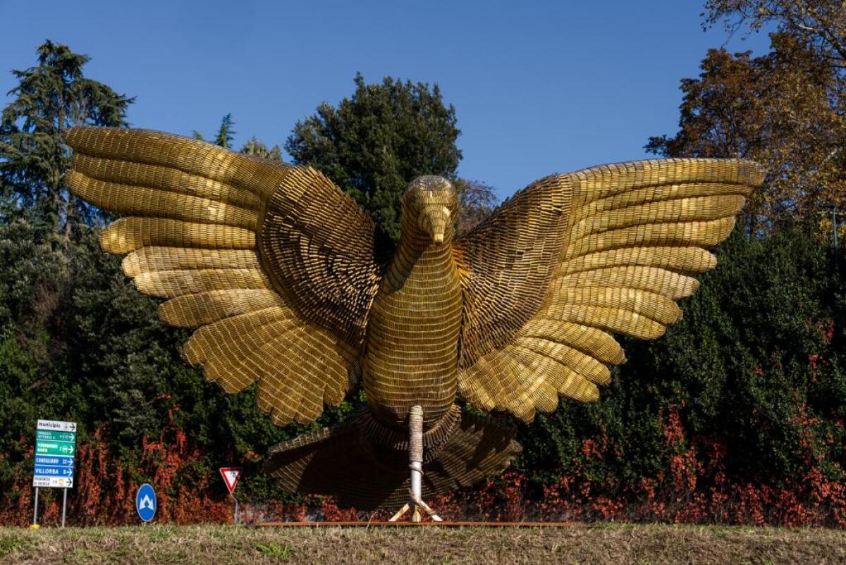 Alessandro Benetton affida la sua “Unhate Dove” al Comune di Villorba - 