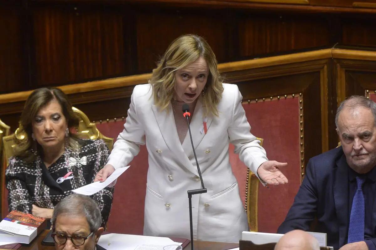 Meloni “Abbiamo già cambiato l’Italia, è sotto gli occhi di tutti” - 