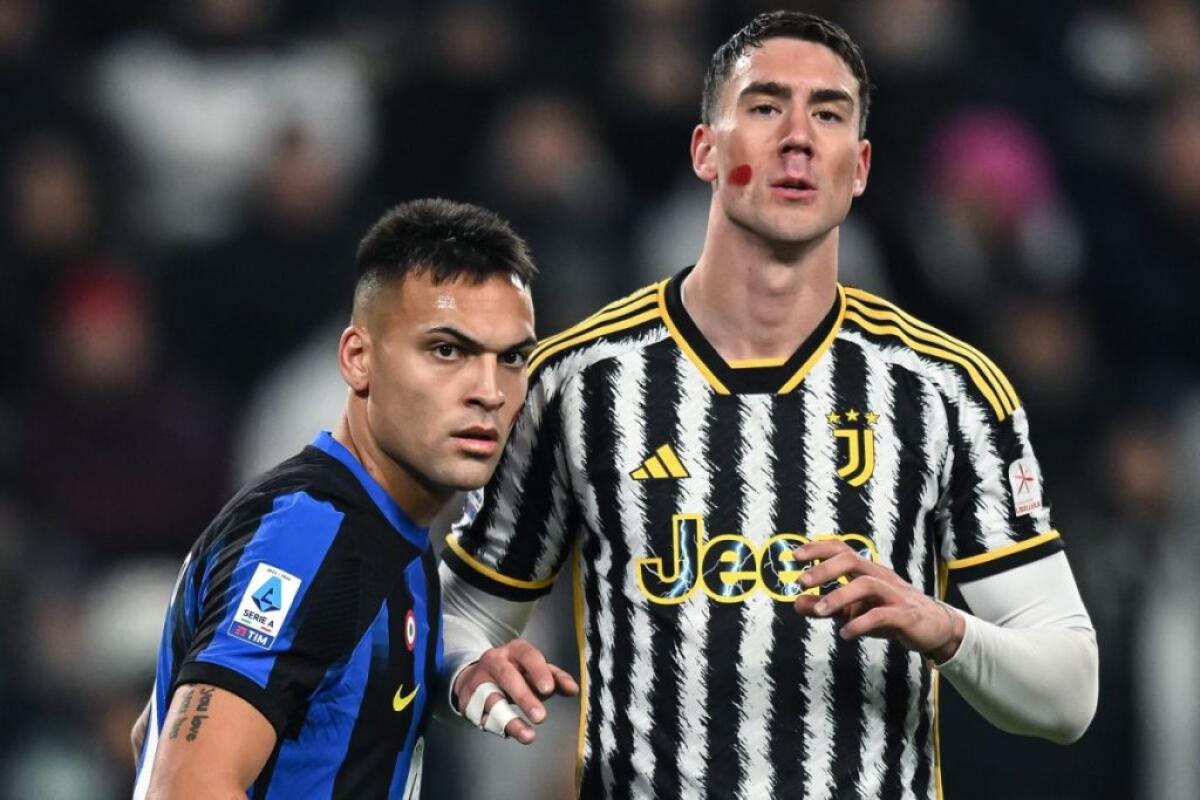 Vlahovic e Lautaro, finisce 1-1 il derby d’Italia -