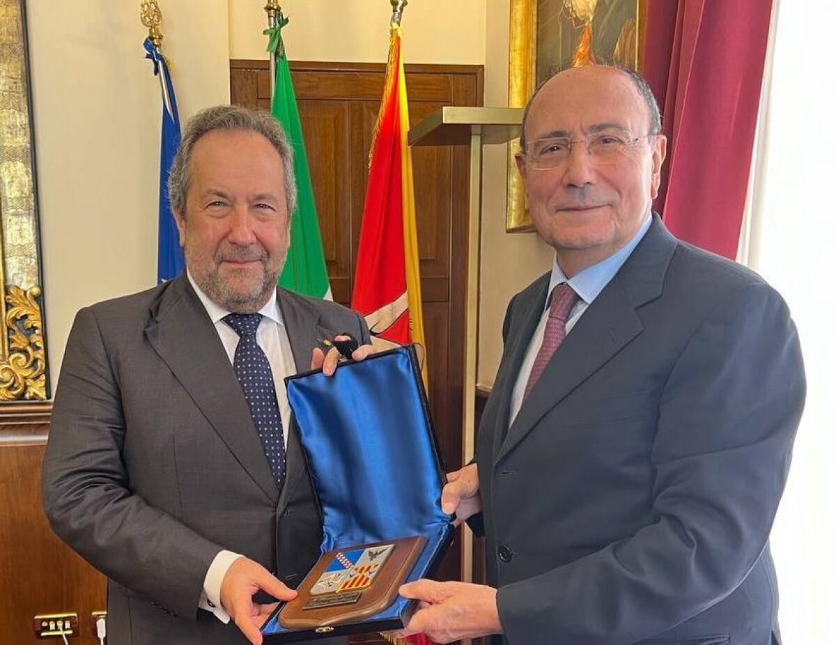 Schifani riceve a Palazzo D’Orleans il nuovo prefetto di Palermo - 