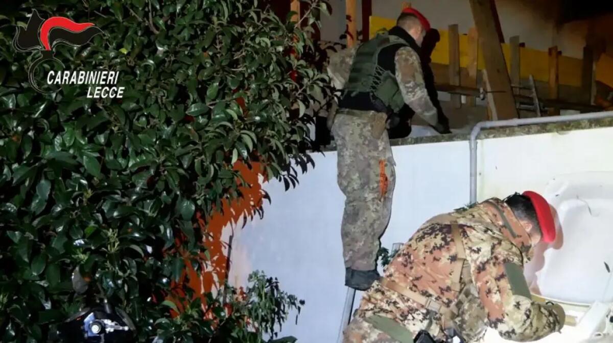 Droga e armi, blitz antimafia nel leccese con 37 arresti - 