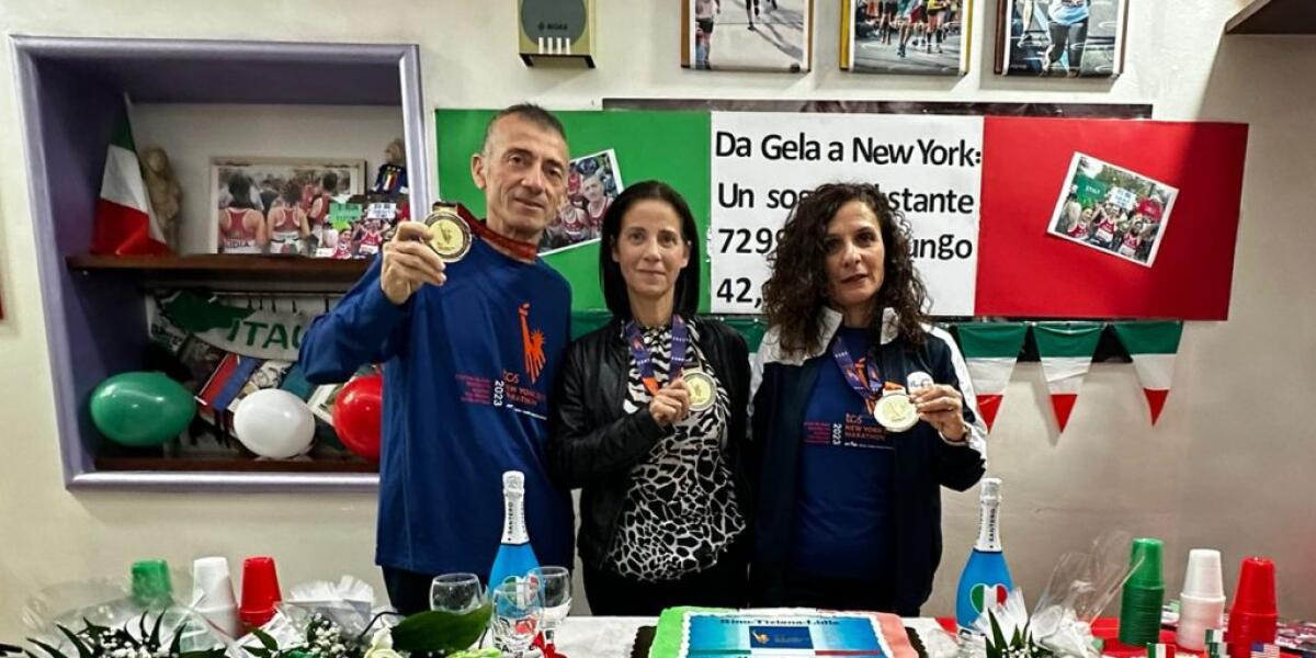 I gelesi Rino, Tiziana e Lidia portano a casa la medaglia della Maratona di New York - 