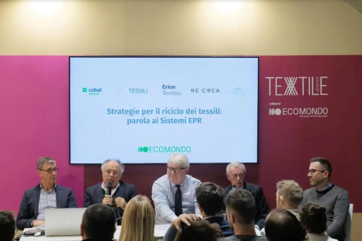 Tessile, i maggiori consorzi italiani per l’EPR sono pronti a partire - 