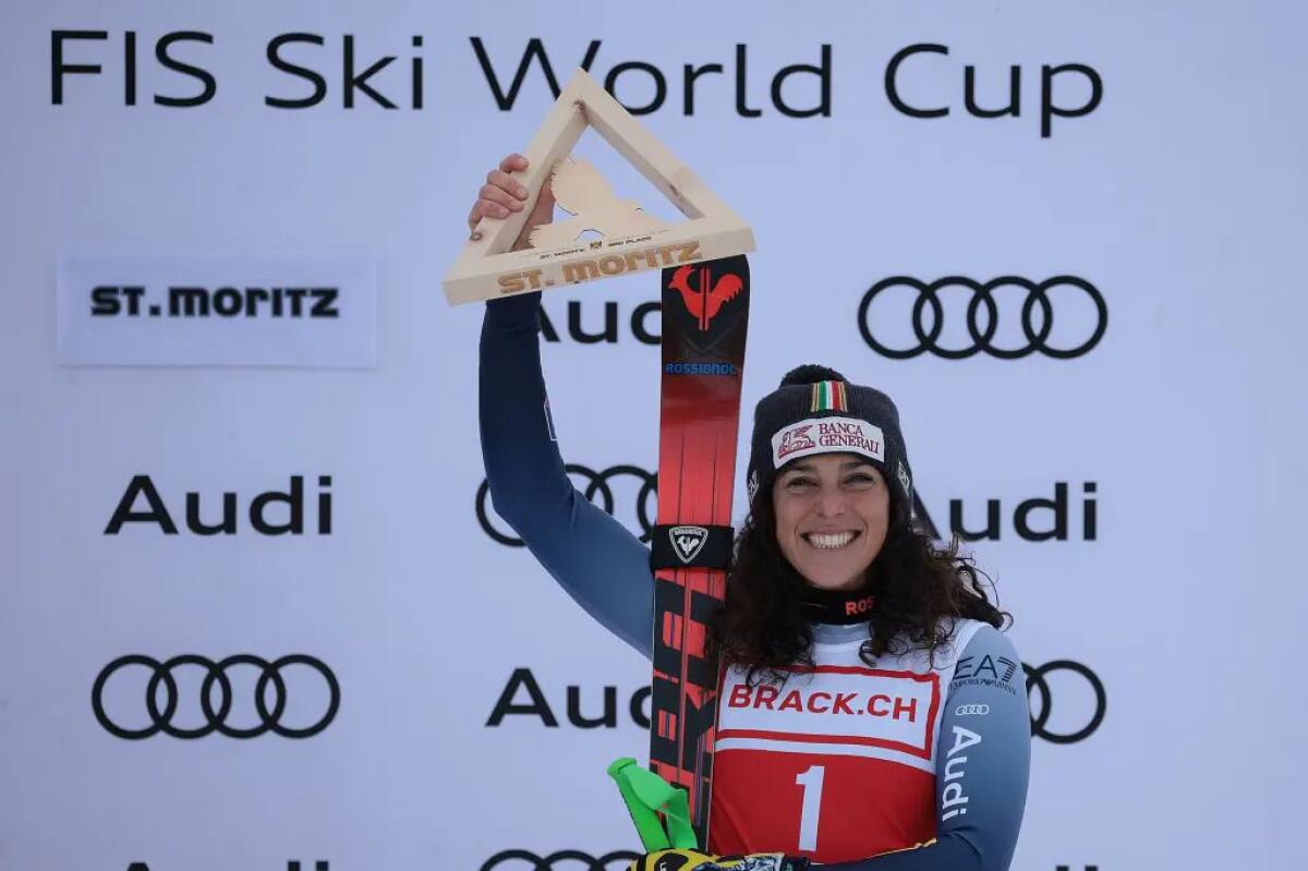 Brignone trionfa nel Super-G in Val d’Isere, Goggia 3^ - 