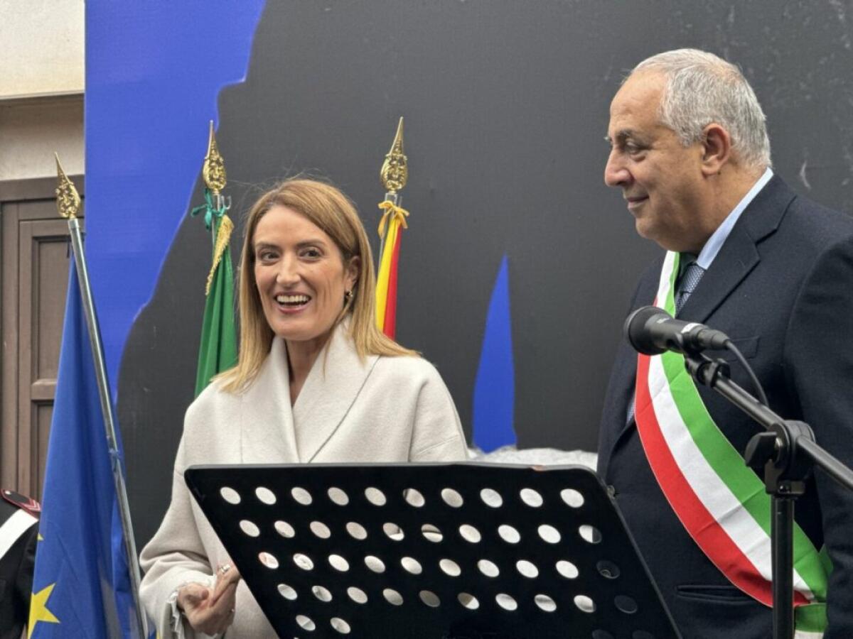 Metsola in visita a Palermo, Lagalla “E’ un privilegio per città” - 