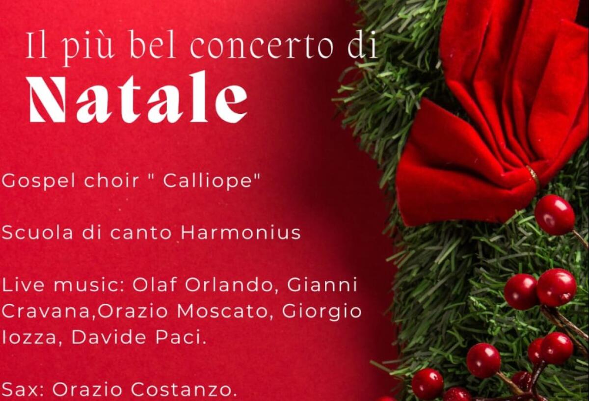 "Il più bel concerto di Natale", beneficenza e musica alla Chiesa sulla Roccia - 