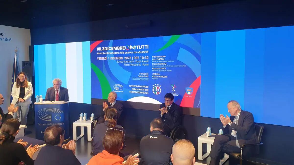 “Il 3 dicembre è di tutti”, Lnd-Cip-Dcps insieme per disabilità - 