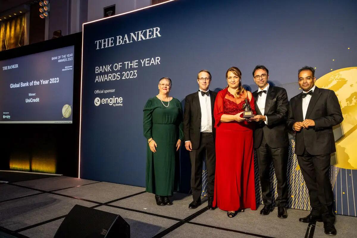 UniCredit nominata “Global Bank of the Year 2023” da The Banker - 