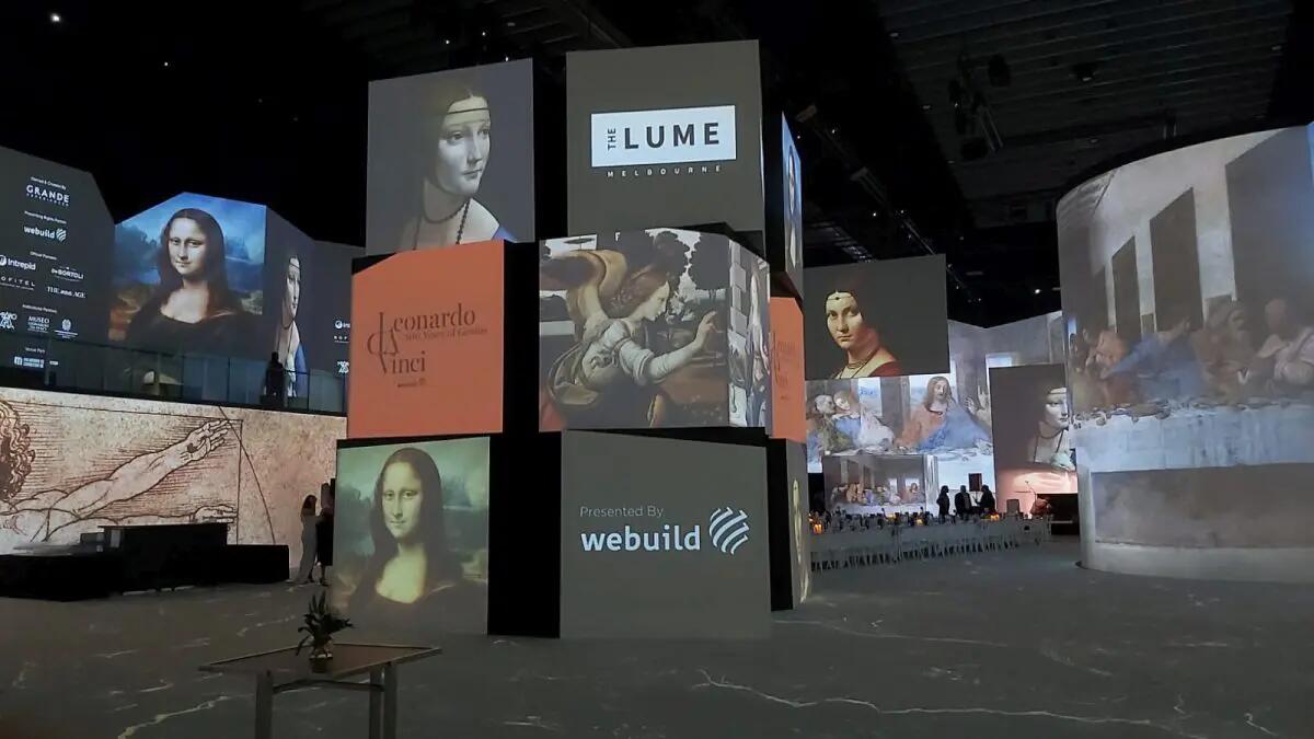 Webuild, a Melbourne anteprima per mostra immersiva su Leonardo da Vinci - 