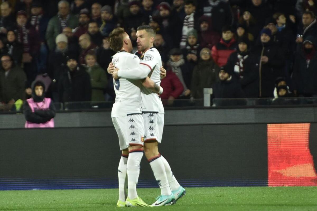 Il Genoa vince 2-1 in rimonta a Salerno - 