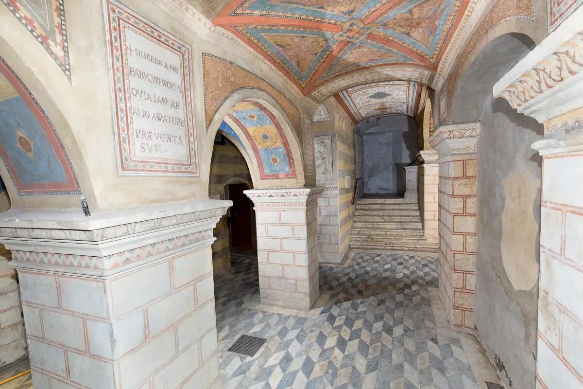 Webuild, torna a splendere la Cripta di Sant’Agnese in Agone a Roma - 