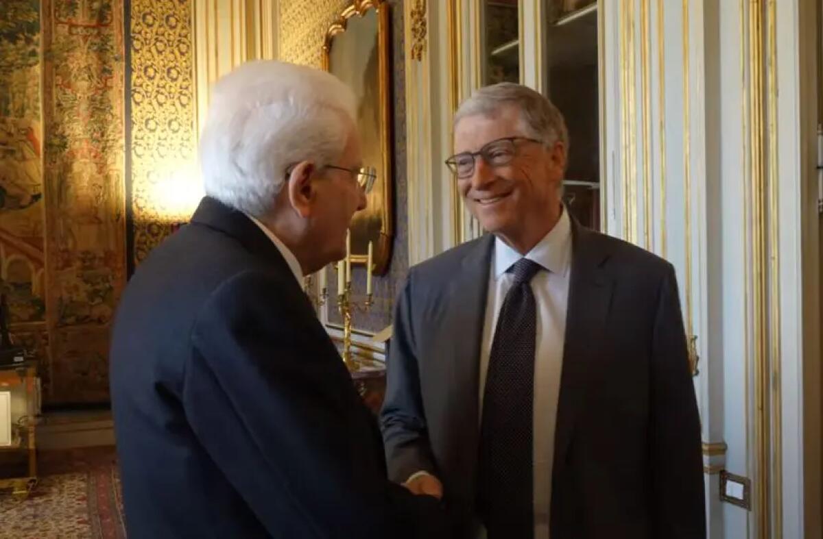 Mattarella riceve Bill Gates, non diminuire impegno per sviluppo - 