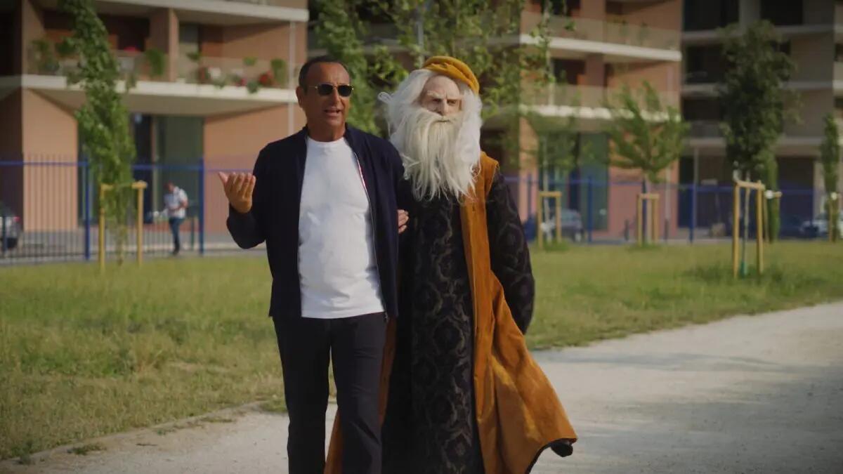 Carlo Conti con Alia Multiutility per il decoro delle città - 