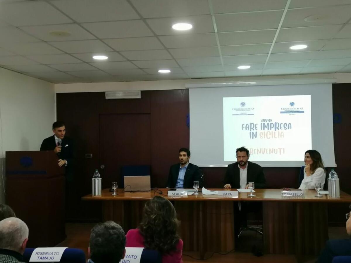 Fare impresa in Sicilia, confronto nella sede di Confcommercio Palermo -