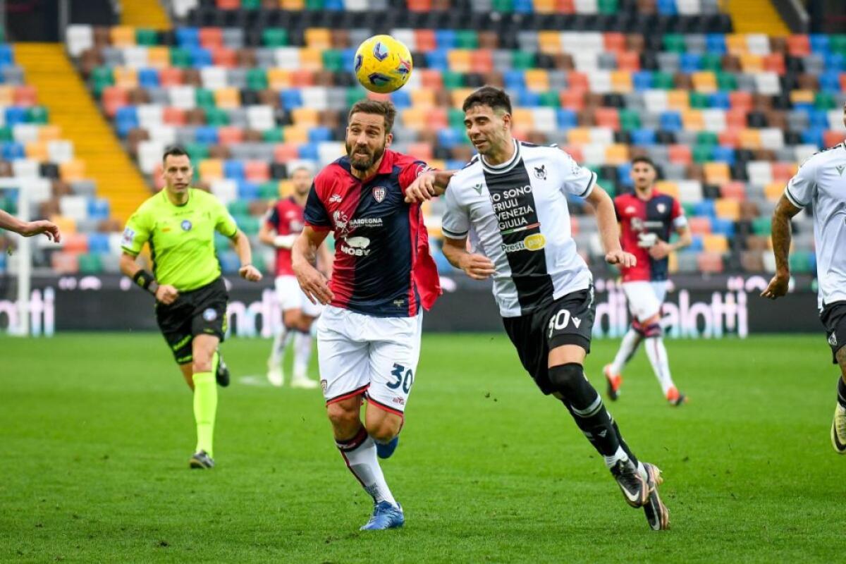 Udinese-Cagliari 1-1, Gaetano risponde a Zemura - 