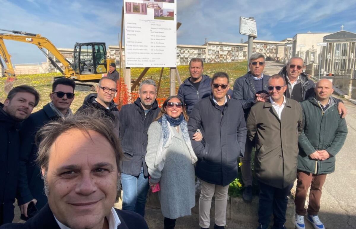Iniziati i lavori per oltre mille loculi nel cimitero di Niscemi, "dureranno due anni" - 