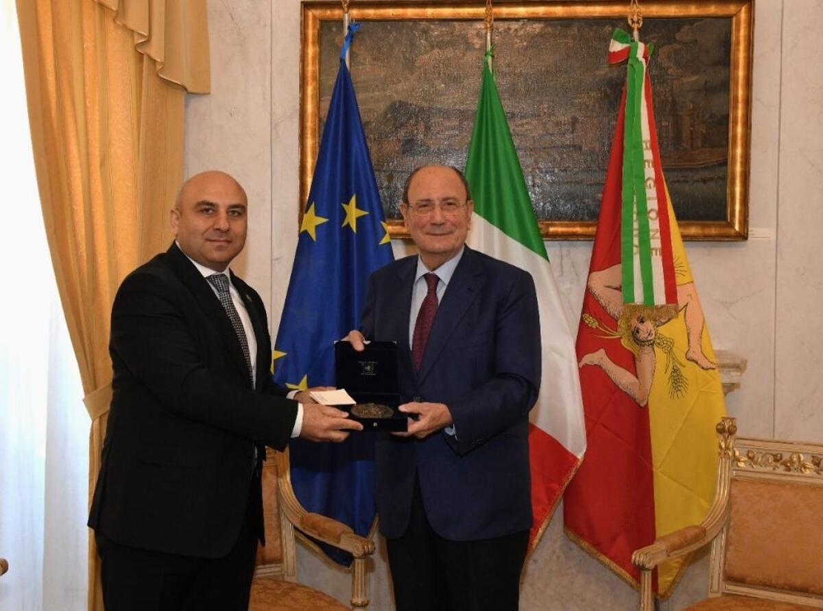 Schifani riceve l’ambasciatore dell’Azerbaigian in Italia - 