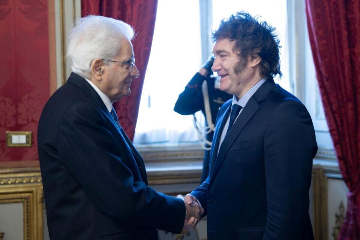 Mattarella incontra il presidente argentino Milei -